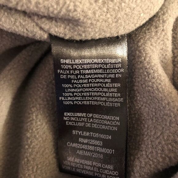 Tahari Snow Suit Bunting Gray Foil Heart Baby 6-9M - Picture 12 of 12